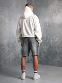 SUMWON Casual Oversized Statement Hoodie Premium Sweatshirt Winter Fall Loungewear Streetwear Urban Fashion Minimalist Design Pull Over Hoodie Relaxed Fit