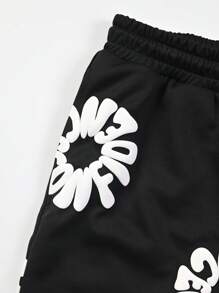 Manfinity EMRG Men's Simple Fashion Casual Everyday Shorts - Black - View 5