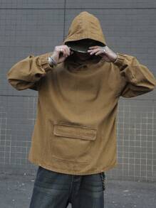 Manfinity EMRG 男士纯色休闲牛仔夹克，简约时尚，适合日常穿着