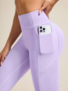 Easithlete Pantalones acampanados de yoga de longitud hasta el suelo, de unicolor, con efecto de elevación del glúteo y alta elasticidad, para deportes al aire libre y entrenamiento