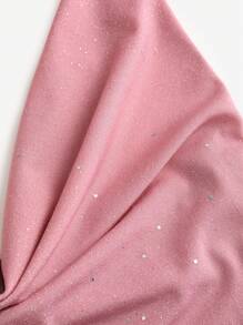 Sweetra 女士纯色时尚挂脖亮片吊带背心