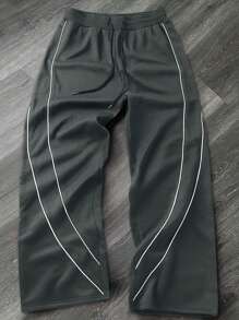 Manfinity Hypemode Men's Casual Sweatpants, Minimalist Design For Everyday Wear - Multicolor - View 1