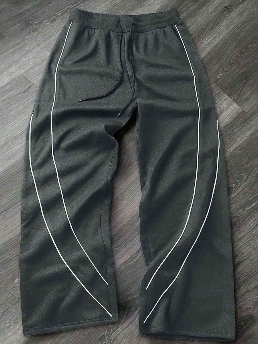 Manfinity Hypemode Men's Casual Sweatpants, Minimalist Design For Everyday Wear - Multicolor - View 1