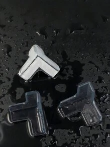 4/8/12PCS Crystal Clear Silicone Corner Guards Proofing Furniture Protectors Self Adhesive Soft Edge Bumpers Anti Collision Pads For Table Desk Cabinet Wall No Residue Home - White - View 4