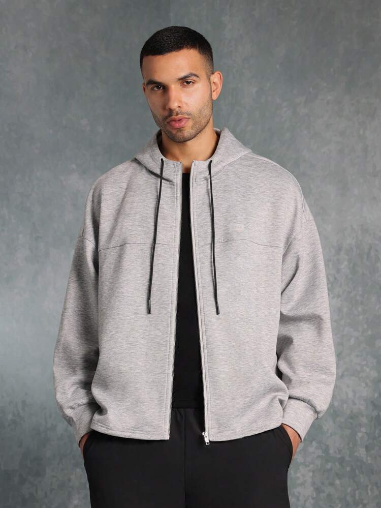 Premium Full Zip Hoodie With Drawstring