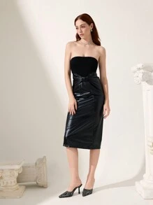CUCCOO CHICEST 女士方头豹纹高跟穆勒便鞋，时尚优雅的简约设计 - 彩色 - 查看 2