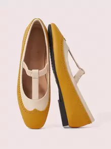 CUCCOO DOLLMOD Black Round Toe Rhinestoned Tulle Bowknot Mary Jane Flat Ballet Shoes For Women