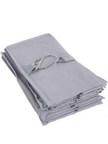 1 件悬挂式衣柜储物架，适用于衣柜，可折叠多层悬挂式衣物整理器，带侧袋和挂钩，节省空间，可折叠服装收纳架，适合家庭和旅行使用，节日装饰，房间装饰，家居装饰