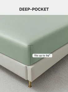 1 st. effenkleurig hoeslaken, matrasbeschermer, matrashoes voor bed, hoeslaken met diepe zak, zacht en ademend, voor alle bedmaten - eenpersoonsbed, tweepersoonsbed, kingsize, queensize laken