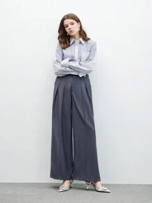 CUCCOO BIZCHIC 女士方形扣装饰纯色尖头露跟小猫跟露跟穆勒鞋，简约舒适，适合工作、派对、正式场合，适合秋冬季，银色低跟春季鞋春假复活节 - 銀色 - 查看 10