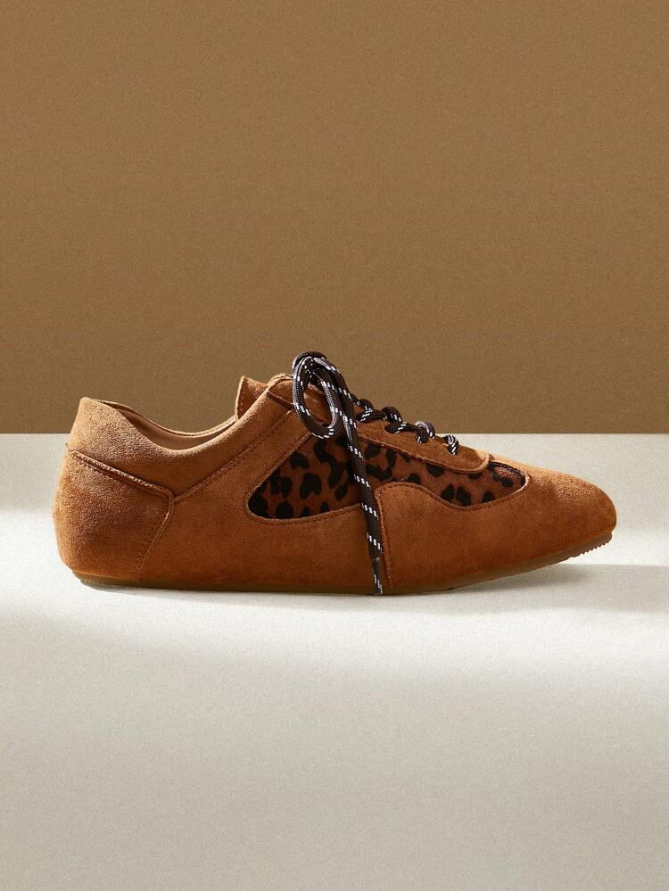 CUCCOO EASI Women's Brown Suede Casual Sneakers Shoes For Women Sneakers Spring Shoes Easter Trainers