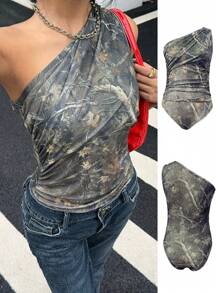 SHEIN Unity Body de mujer con estampado gráfico de estilo callejero - Multicolor - Ver 3