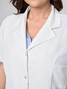 TaskEZ 大码护理服，带口袋的短袖上衣和长裤