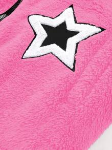 PAVTROS Manfinity Streetrush Men's Casual Simple Style Long Sleeve Jacket, Everyday Wear - Dusty Pink - View 4