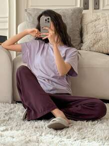 DAZY 简约宽松家居服套装、睡衣套装