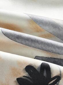 Maija Váy ôm cổ tròn tay ngắn in họa tiết hoa kỹ thuật số dành cho nữ, thanh lịch cho tiệc tùng & tụ họp Trang phục thập niên 90 - Nhiều màu - Xem 10