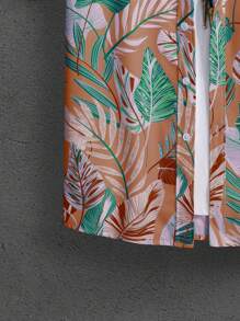 Manfinity RSRT 2 件男士短袖上衣和短裤套装，休闲简约风格，适合日常穿着、度假、舒适装扮