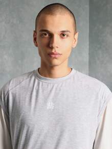 SUMWON Set sport fără mâneci supradimensionat, pantaloni de trening cu nervuri la gleznă, lenjerie de casă, sport, sport, sport, set de două piese