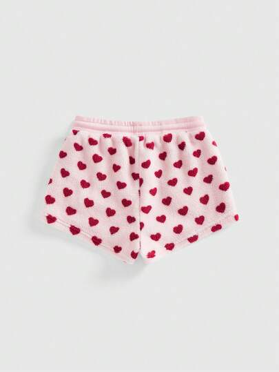 Kawaii Short en doucette de cerise pour femme, automne / hiver