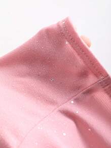 Sweetra 女士纯色时尚挂脖亮片吊带背心