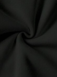 SHEIN LUNE Bluza z nadrukiem w kaczki z kreskówek, luźny, wygodny krój, wygodna jesień/zima - Czarne - Zobacz 4