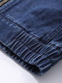 Dazy Kids Completo in denim per ragazze adolescenti - Blu lavato scuro - Visualizzare 7