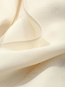 DAZY Women V-Neck Fitted Mid-Length Dress, White, Spring/Summer/Autumn Long Sleeve Dress - White - View 7