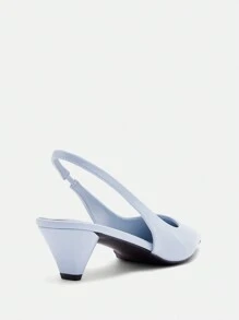 CUCCOO BIZCHIC 女士尖头细高跟浅蓝色高跟鞋，时尚优雅，高端休闲，春季穿搭，春假复活节必备。