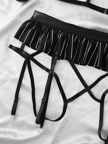 Fantasy Costume Conjunto de 5 piezas de lencería sexy de talla grande con temática de juego de y estilo vintage