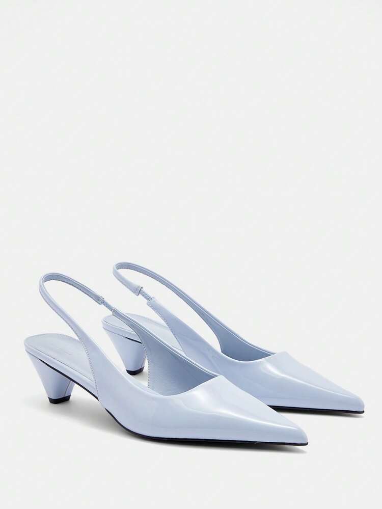 CUCCOO BIZCHIC Women Pointed Toe Thin High Heel Light Blue Pumps, Fashionable And Elegant Aesthetic High-End Casual Dress Spring Styling Spring Shoes Spring Break Easter Spring Shoes
