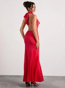 Glamine Un vestido elegante de mujer con un unicolor es muy adecuado para las fiestas de mujeres cuando salen a una cita y conversan por la noche.