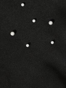 INAWLY 休闲水钻装饰圆领卫衣，秋冬套头衫