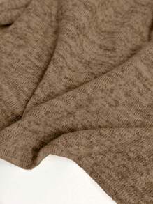 Franclia Conjunto de 3 piezas: Camiseta sin mangas versátil y casual, Cárdigan de manga larga y Pantalones rectos de cintura elástica, para mujer en color albaricoque, para otoño/invierno