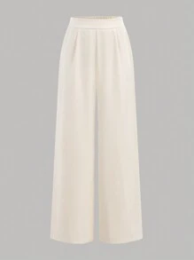 Girlism Conjunto de 2 piezas de chaqueta tipo blazer elegante color caqui y pantalón ancho holgado para niña adolescente, uso diario/casual de primavera/verano. Conjuntos de ropa casual diaria para niñas, ropa de mamá e hija, ropa escolar.