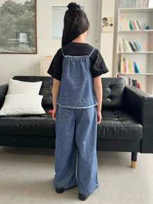 DAZY Tenue en jean pour jeune fille préadolescente