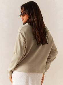 Athîral 女士秋季休闲纯色系带上衣