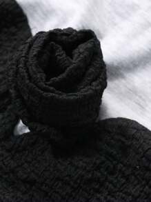 DAZY Summer New Music Festival 2 In 1 Elegant Fitted Women T-Shirt Long Sleeve Women Tops - Grey - View 7