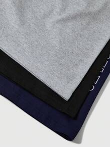 Set de 3 pantalones cortos de estar en casa y de dormir para hombre