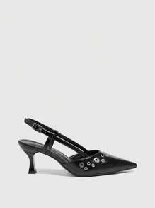 CUCCOO GRLICON Women's Y2K Punk Style High Heel Pumps, Suitable For Motorcycle, Cool Girl, Halloween, Christmas, Party Outfits