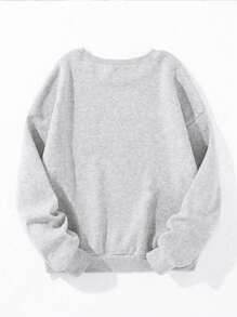 INAWLY Embroidered "Boy Mom" Sweatshirt - Unisex Crew Neck Pullover, Suitable For Busy And Comfortable Mom Life | Mother's Day Gift Graduation,Back To School Outfits,Graduation,Teacher Outfits For Women,Back To School