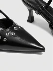 CUCCOO GRLICON Women's Y2K Punk Style High Heel Pumps, Suitable For Motorcycle, Cool Girl, Halloween, Christmas, Party Outfits