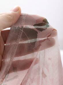 DAZY 女士印花修身收腰中长连衣裙度假装扮 - 粉色 - 查看 3