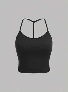 Teen Girls 2pcs Comfortable Padded Wireless UnderwearSet - Black - View 6