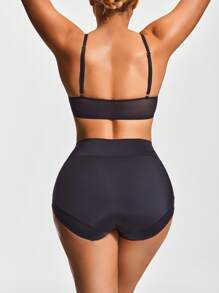 SHEIN Shape Women Solid Color Casual Shaping Shorts