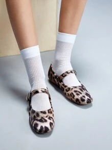 CUCCOO GRLICON 女士 Y2K 风格平底鞋，适合朋克、骑行者、酷女孩、万圣节、圣诞节、派对装扮 - 棕色 - 查看 3