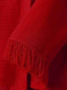 Rusticease 情人节红色毛衣新年女士，开衫毛衣新年针织