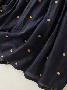 Women Flowy Elastic Waist Large Hem Pleated Skirt With Lining, Vintage Linen-Look Summer Long Skirt