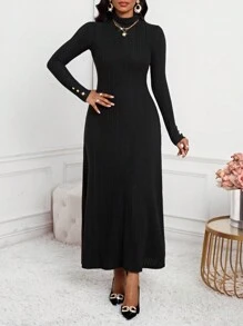 SHEIN Lady Spring, Summer, Autumn And Winter Elegant Office Party New Year Ladies Dresses
