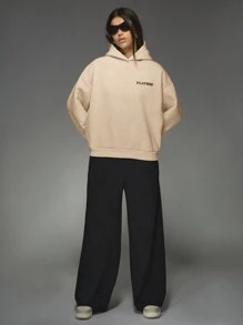 Missguided x Playboy MISSGUIDED Vintage Magazine Cover Design Oversized Hoodie Boyfriend Fit Loungewear Athleisure Retro Photographic Print Pullover Fall Winter Streetwear