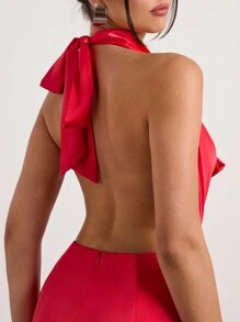 Glamine Un vestido elegante de mujer con un unicolor es muy adecuado para las fiestas de mujeres cuando salen a una cita y conversan por la noche.